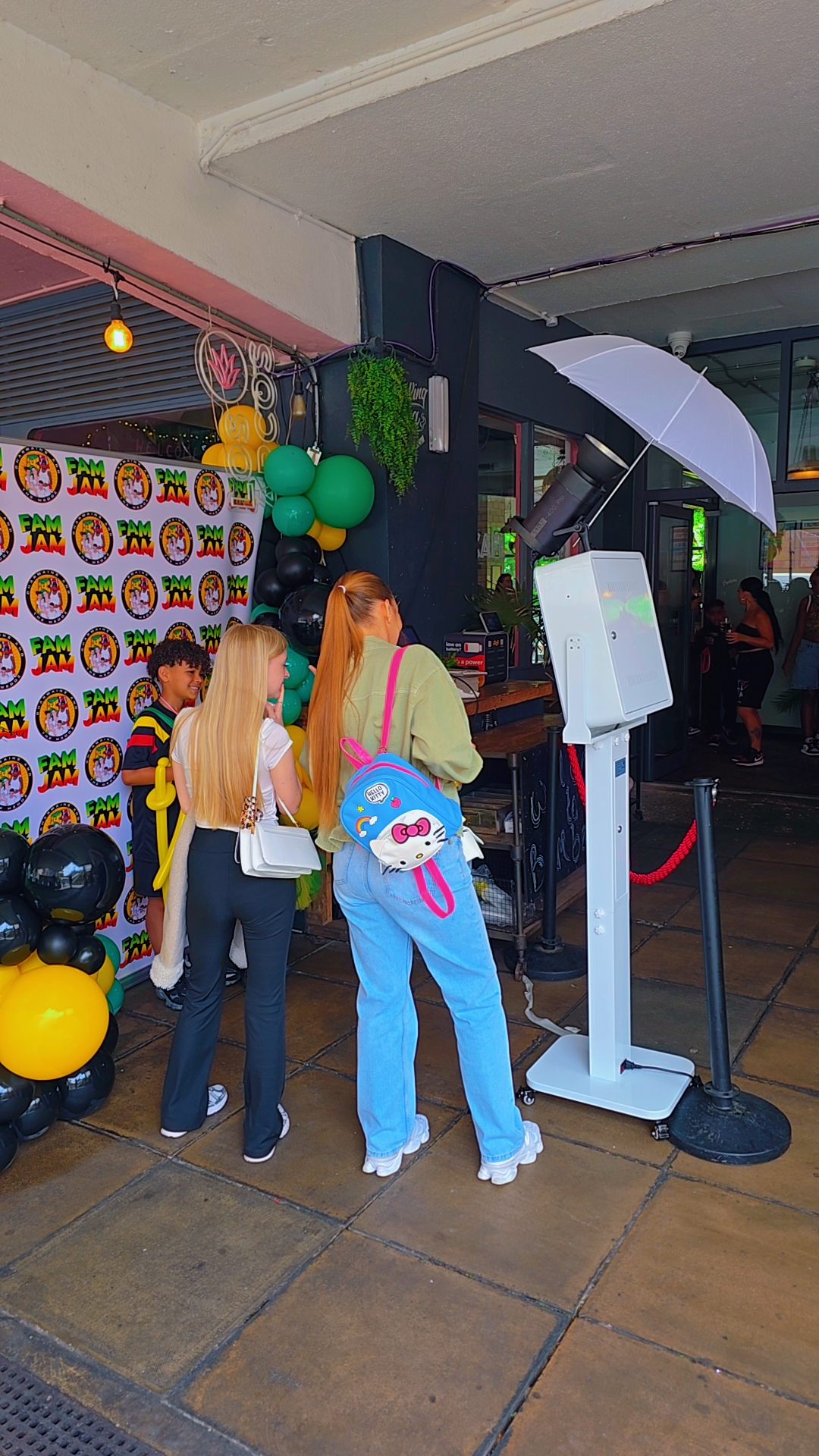 Interactive Photo Booth Experience with Instant Sharing