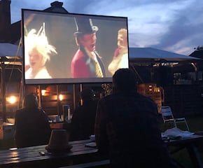 Outdoor Cinema Experience with 10ft Screen