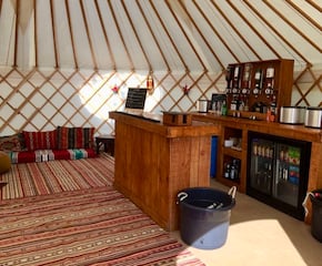 Craftsmen-Made 24ft Yurt for Parties & Events