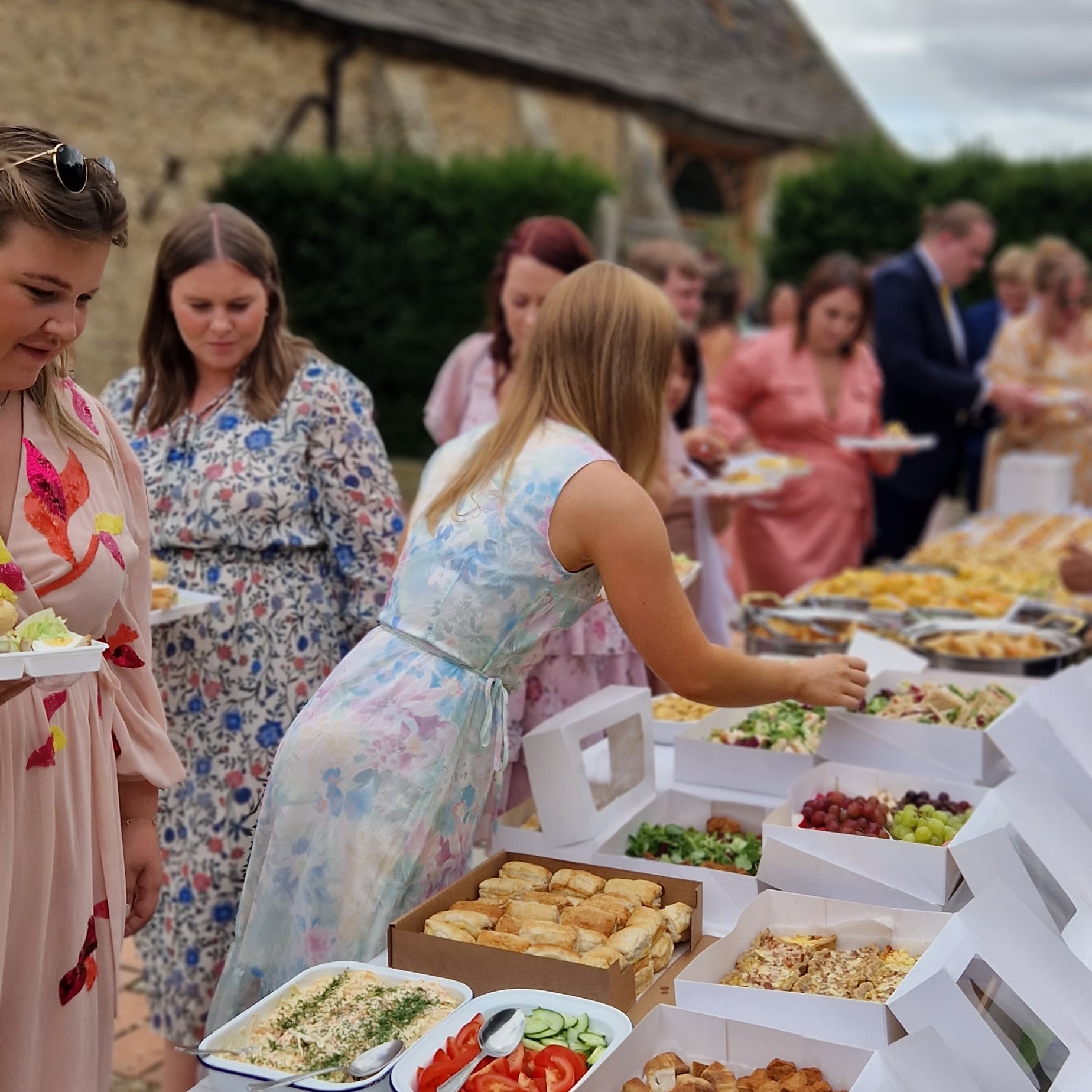 Relaxed Style Vegetarian Buffet Inspired By India