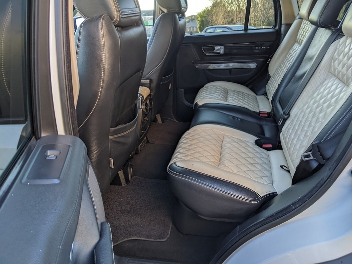 Modern White Range Rover Sport