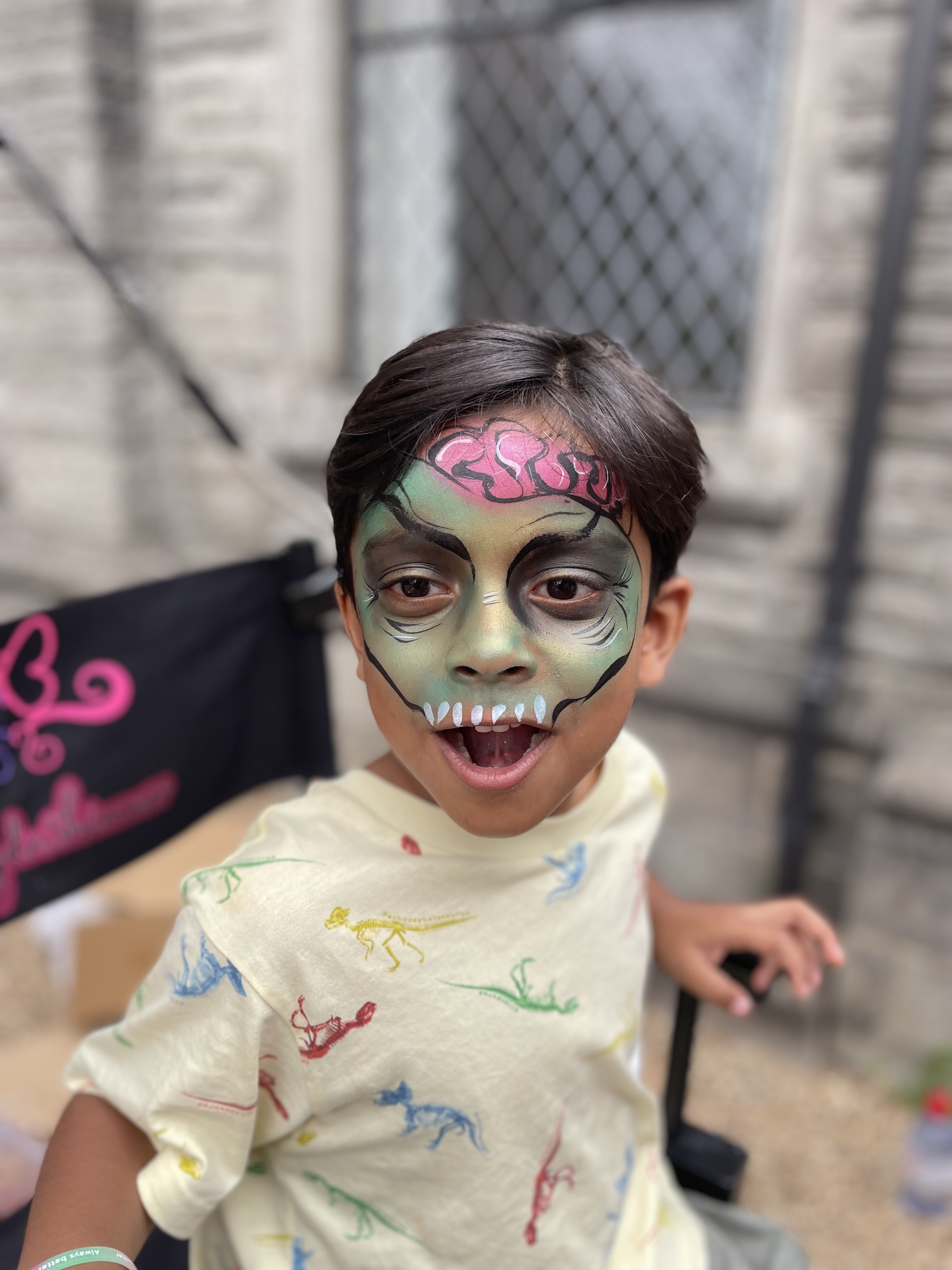 Face Painting With A Shimmer & Sparkle