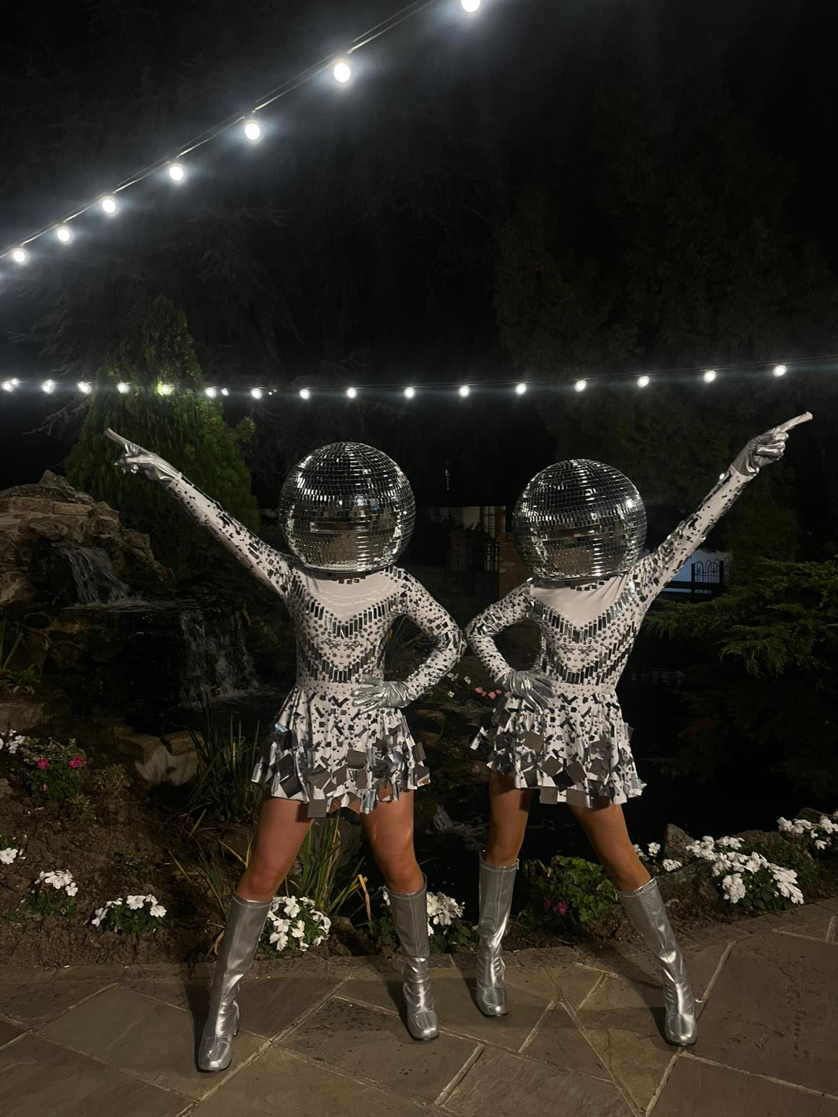 Iconic Disco Ball Dancers