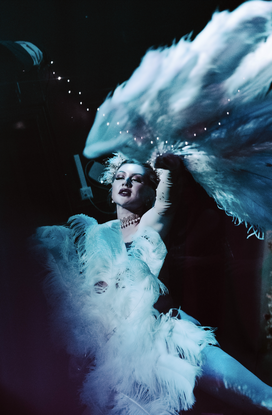 Classic Burlesque Fan Dancer