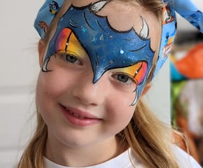 Face Painting & Glitter Bar with Eye-Catching & Colourful Designs