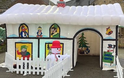 Fantastic Inflatable Santa's Grotto