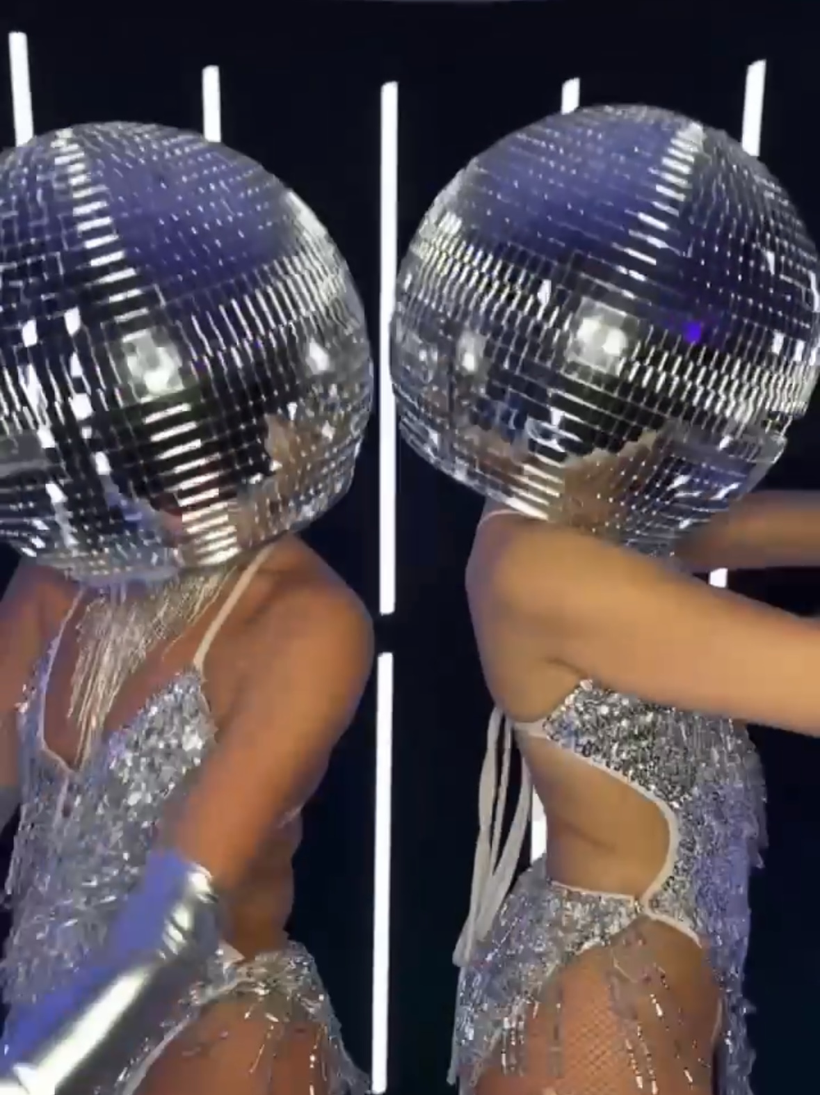 Fun & Vibrant Disco Head Dancers