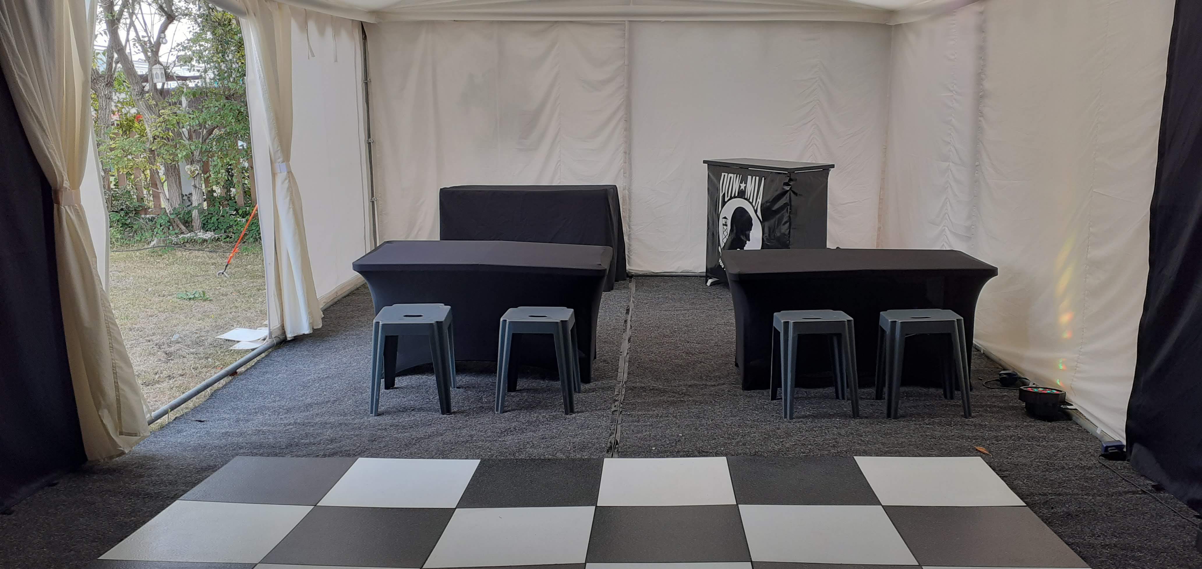 4m x 6m Nightclub on the Lawn Party Tent