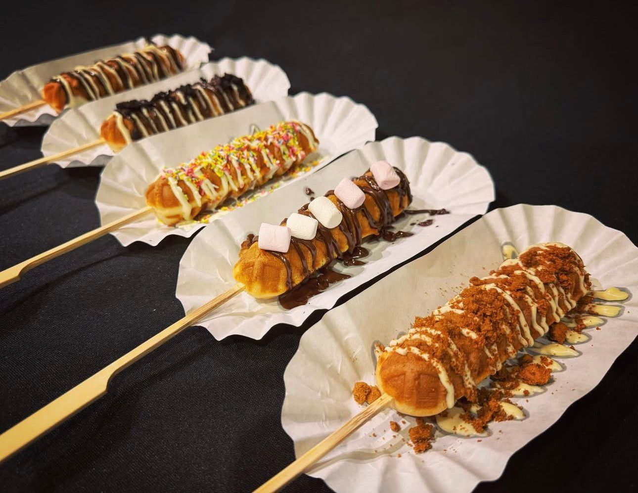 FRESH & WARM Waffles with UNLIMITED AMOUNTS inc TOPPINGS!