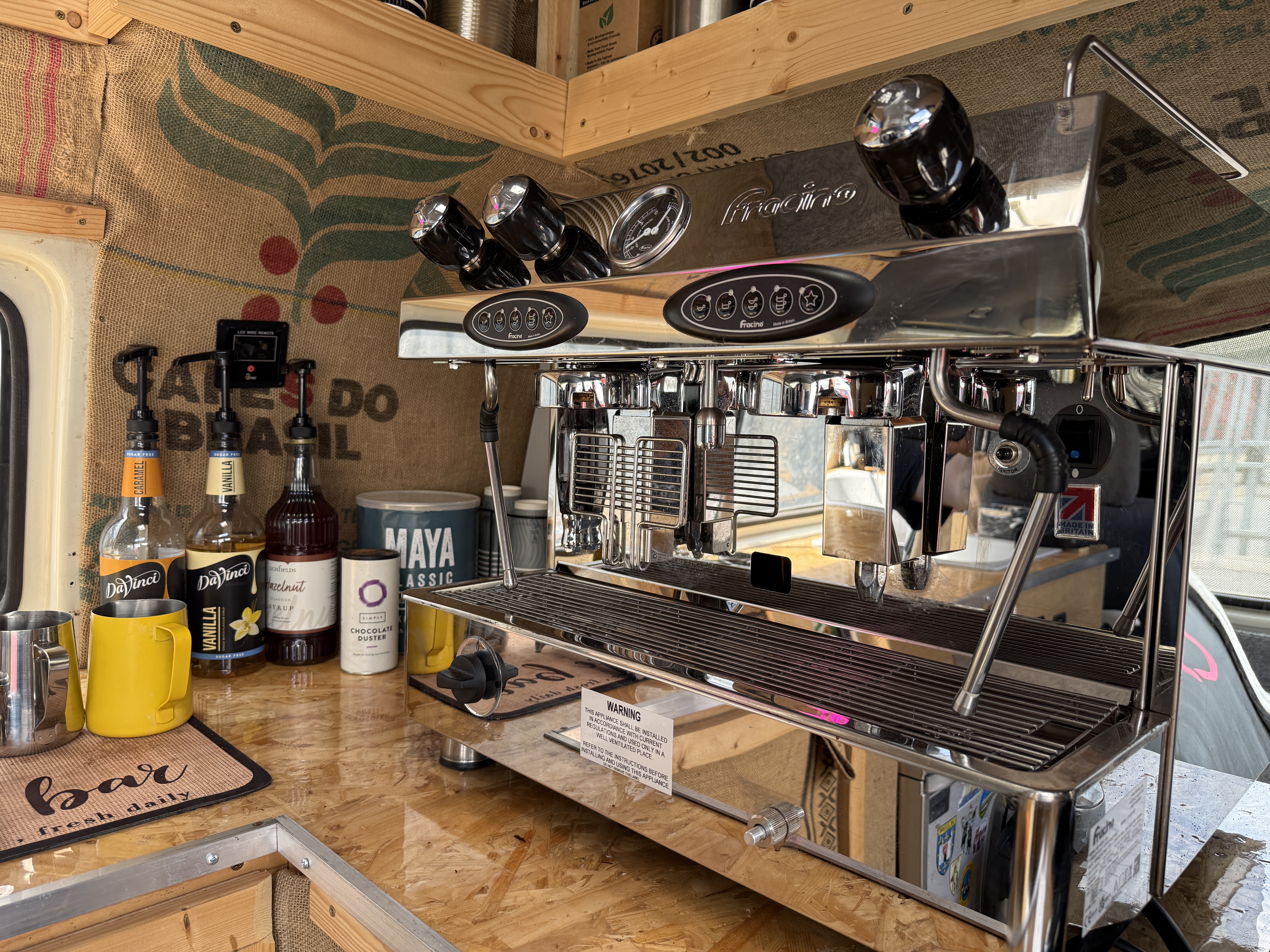VW Camper Mobile Barista Coffee Bar