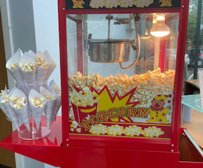 Popcorn Cart, Candy Wheel & Doughnut Wall Service