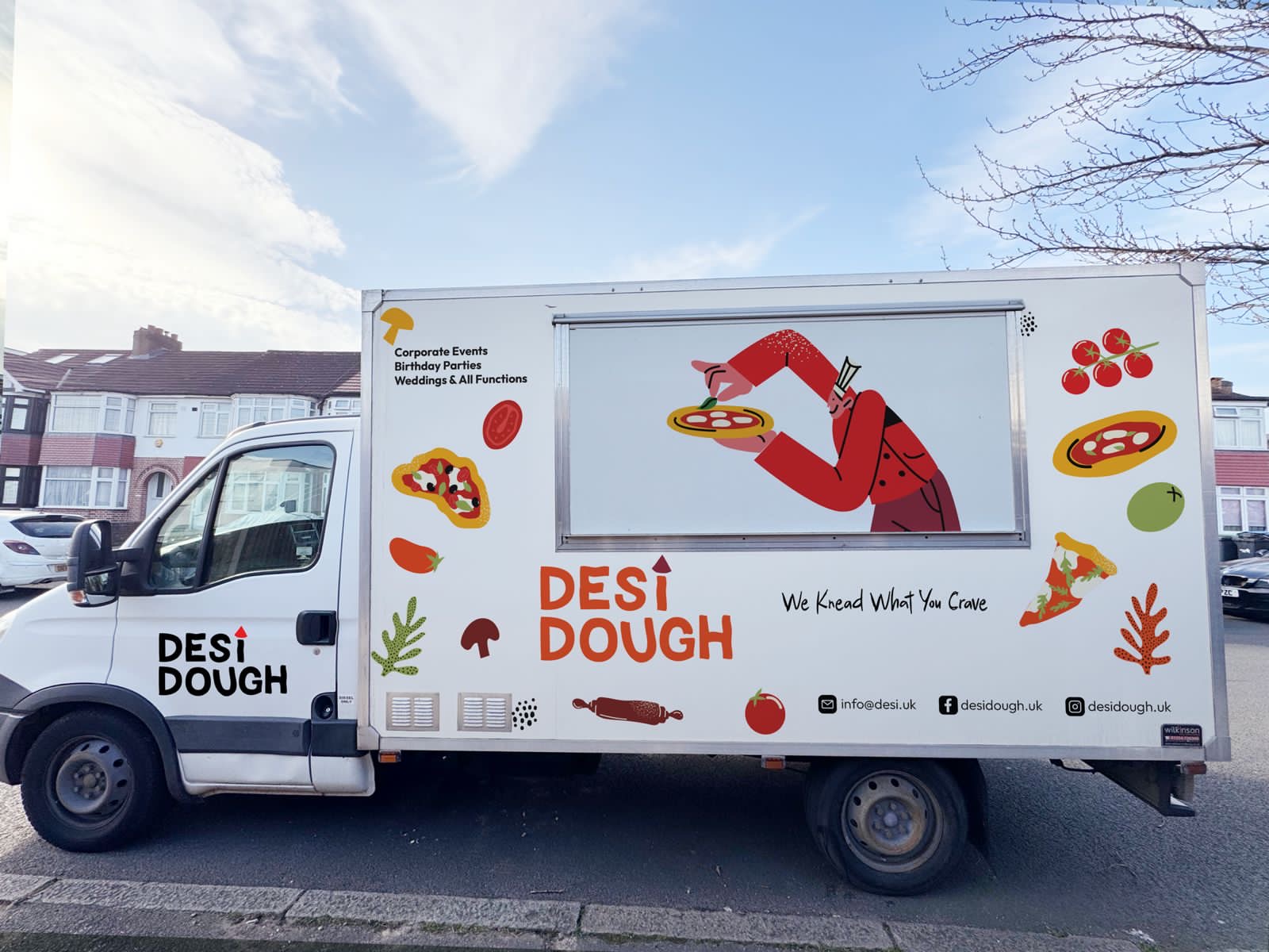 Wood-Fired Pizza with An Indian-Italian Fusion