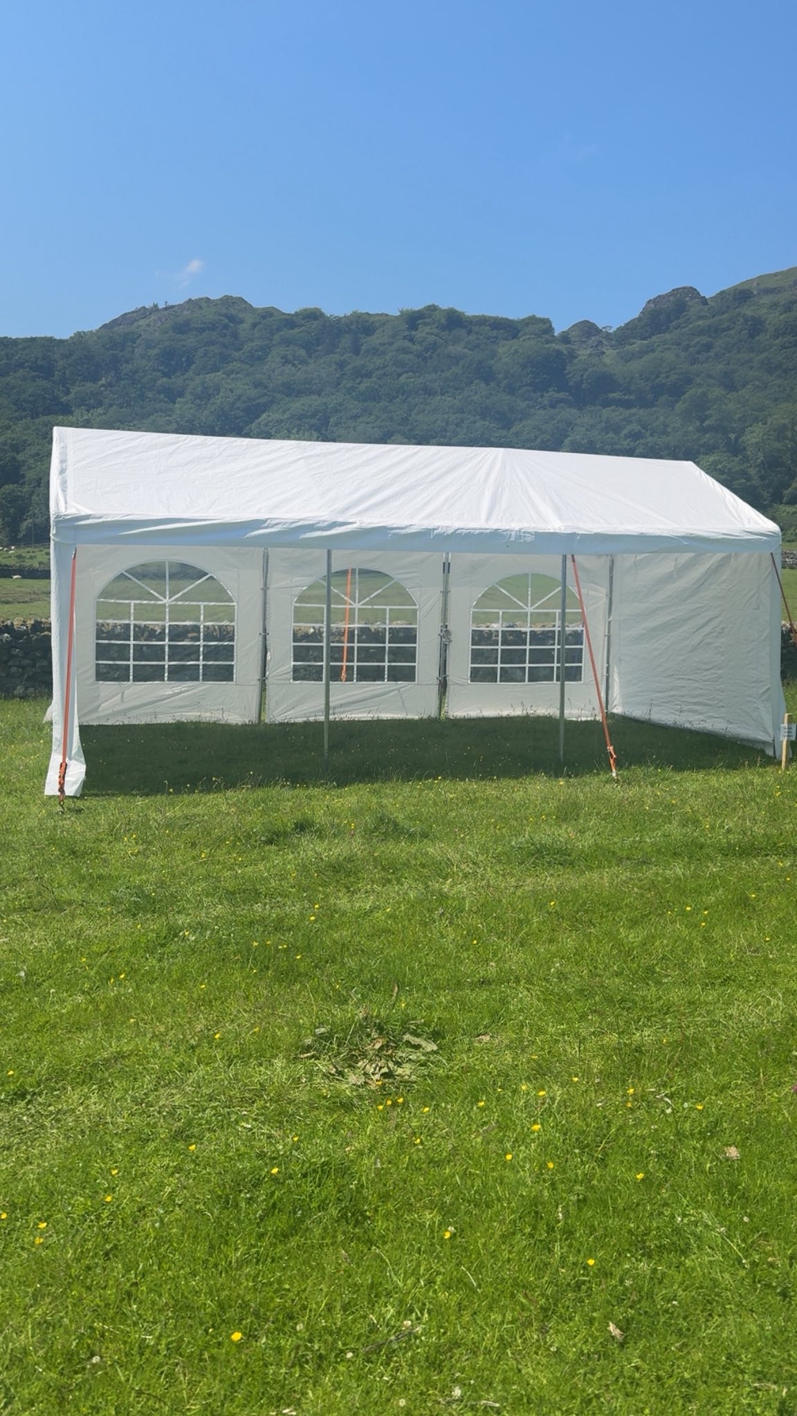 4m x 6m Marquee with Four Walls
