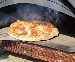 Wood Fired, Hand Stretched Neapolitan Style Pizza