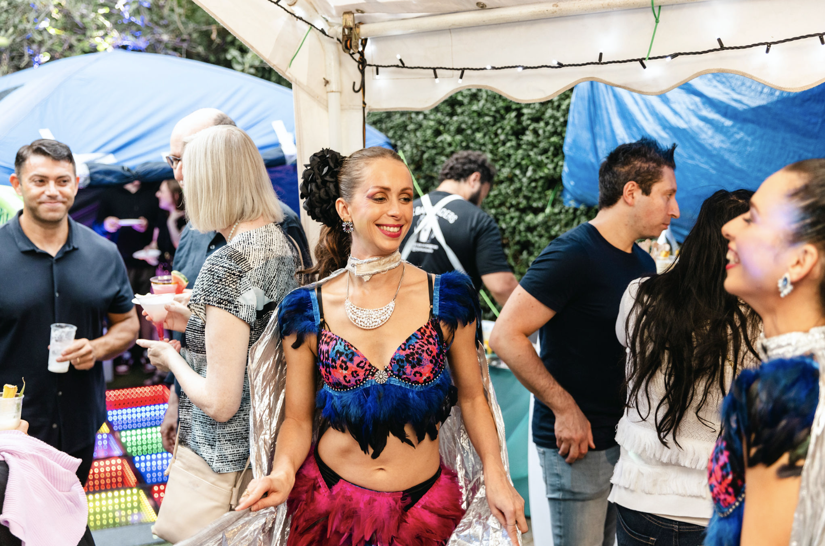 Amazing Show Girl Duo with Beautiful Costumes to Suit Your Event