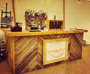 Raise A Glass With Rustic Pallet Bar Bliss