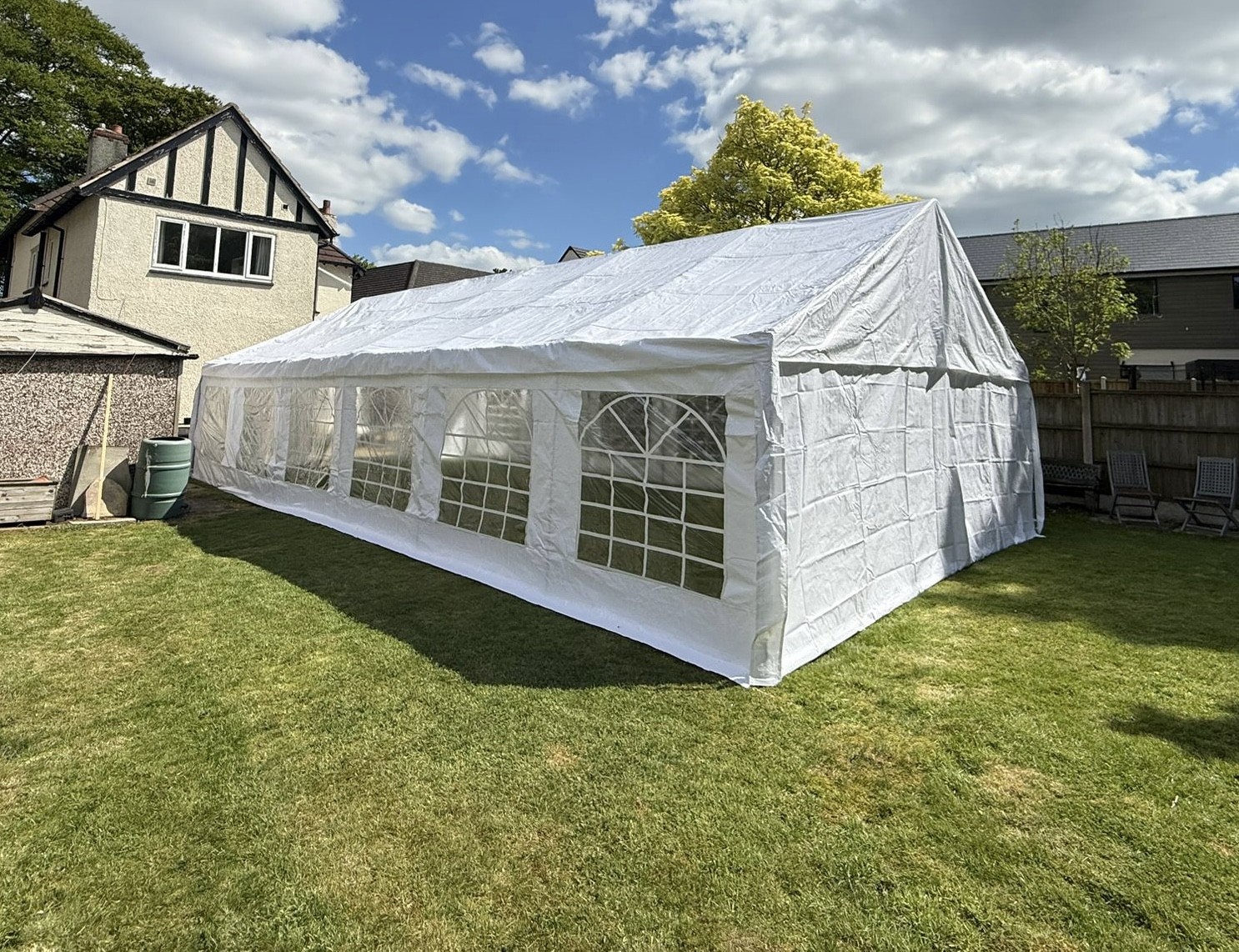 Premium 6m x 12m White Marquee with Decor Options