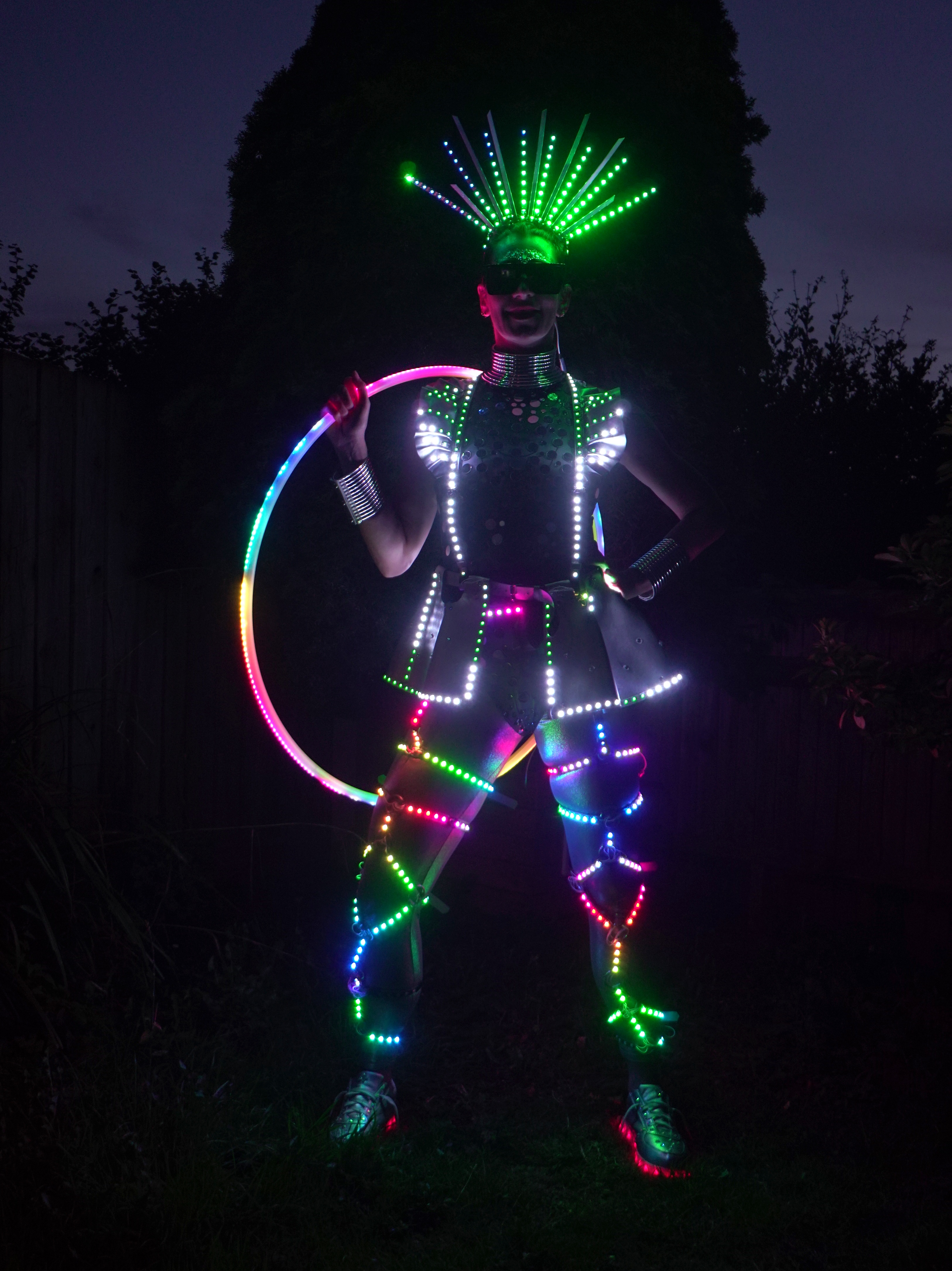 Captivating LED Themed Stilt Walker
