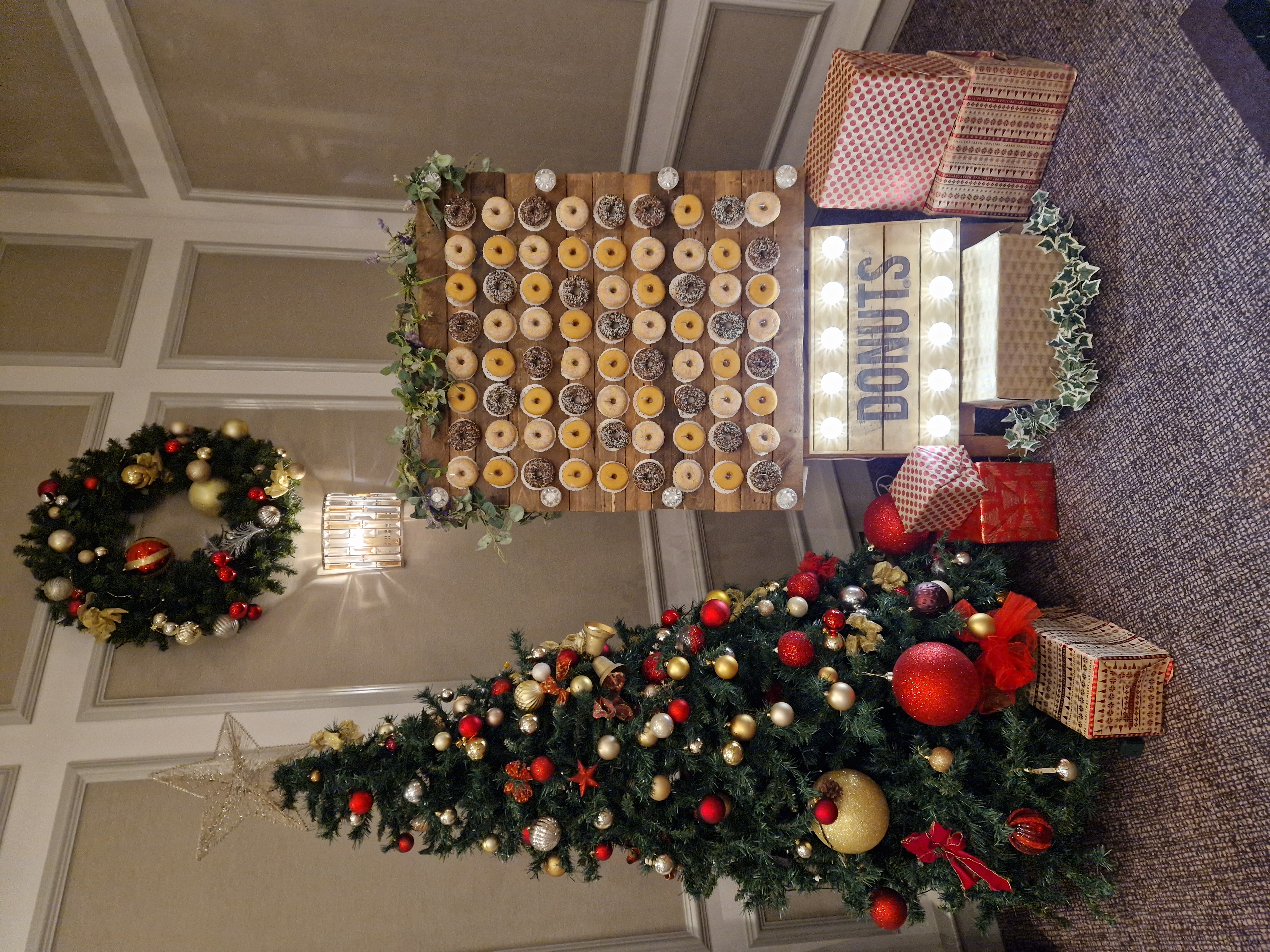 Spectacular Donut Wall With Delicious, Fresh Donuts