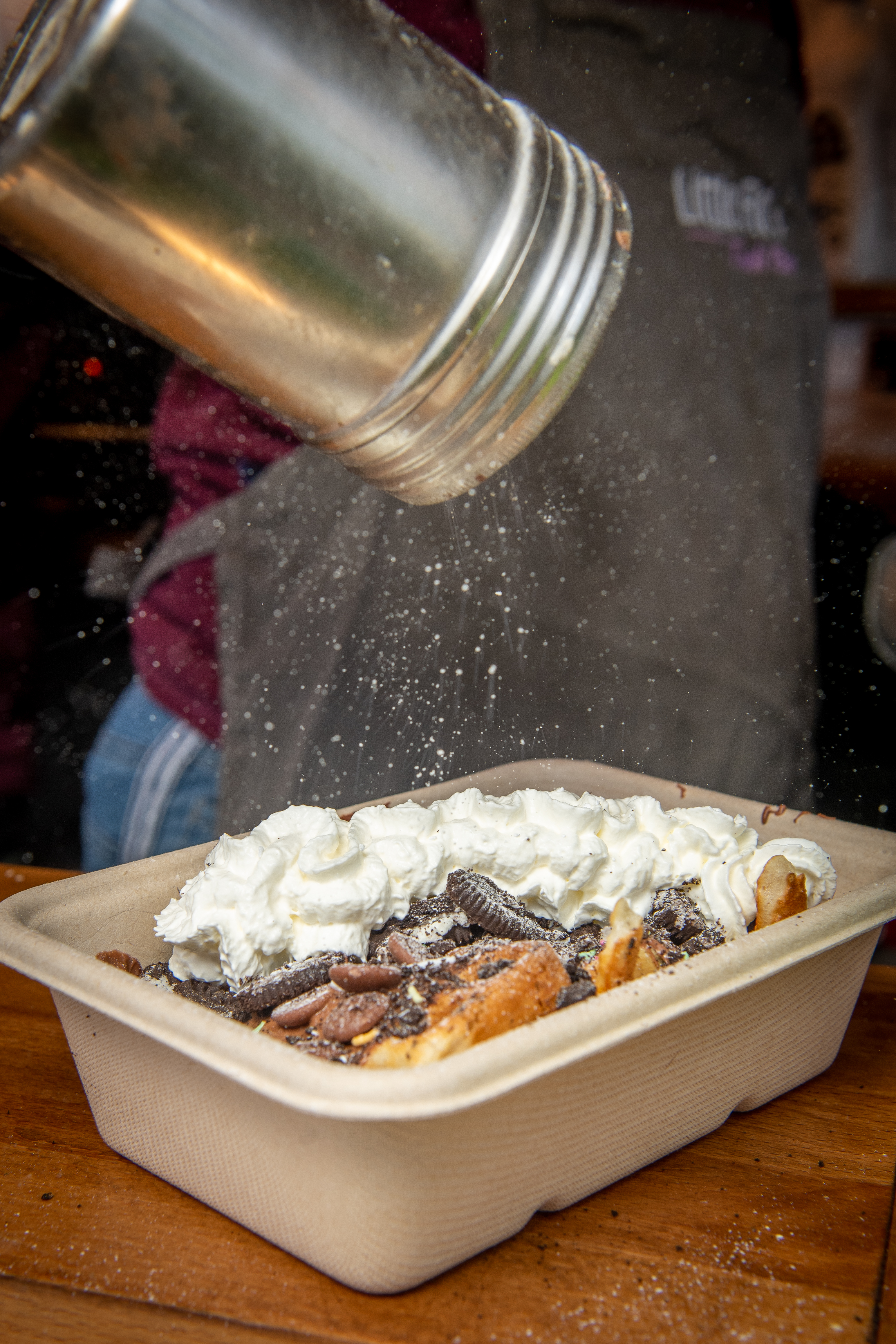 Freshly Made Sweet American Waffles