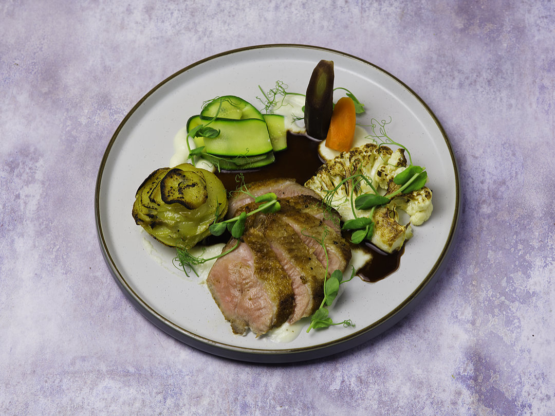 Fabulous 3-Course Dining - Duck Breast, Thyme Potato & Charred Cauliflower