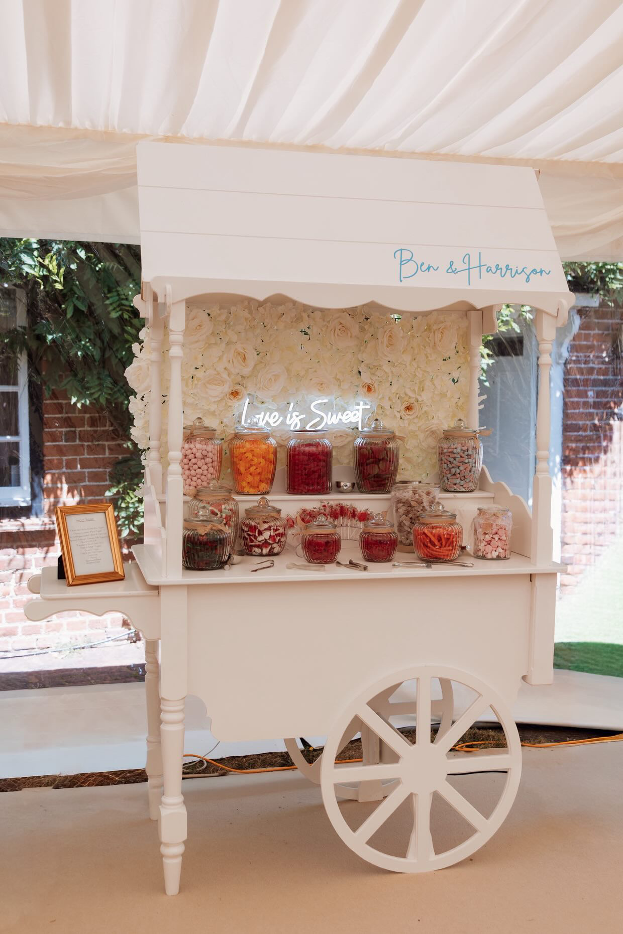 Fully Loaded & Decorated Sweets & Candies Cart
