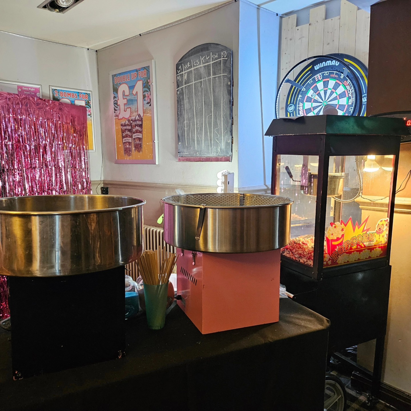 Unlimited Freshly Made Popcorn & Candy Floss