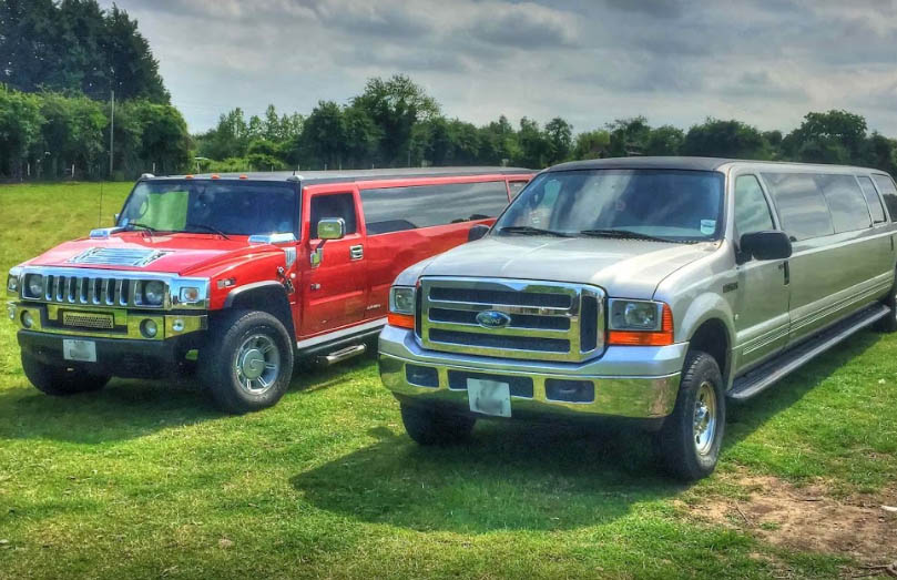Silver Harley Davidson Limo Jeep
