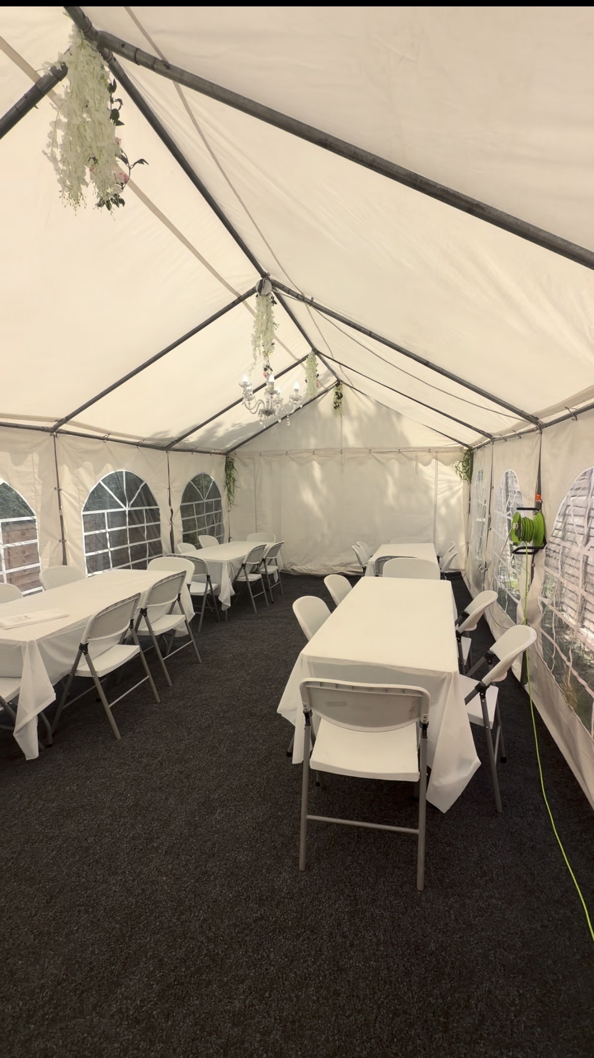 8m x 4m Luxury Draped Marquee - Furniture & Heating Included