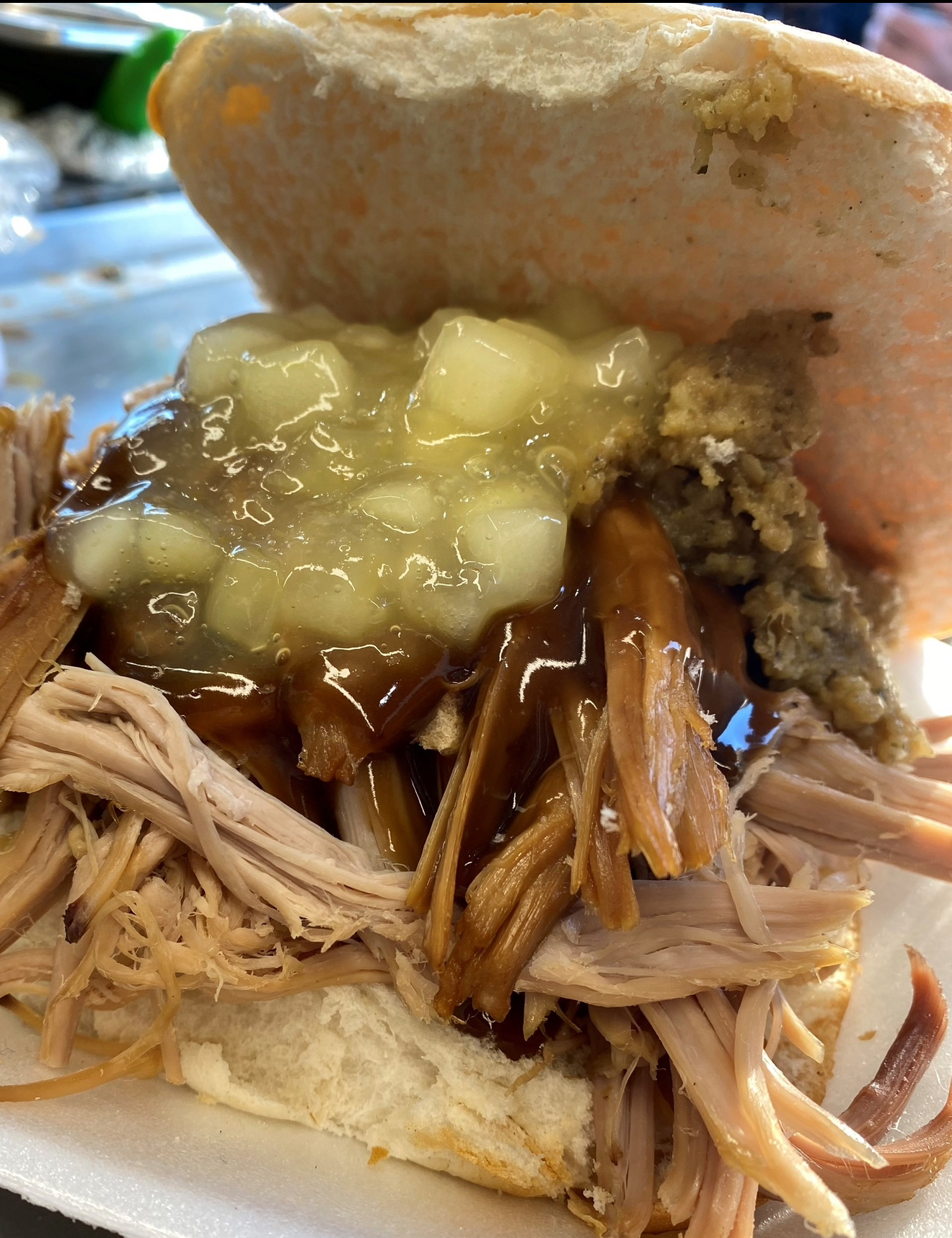 48-Hour Slow-Cooked Hog Roast Sandwich