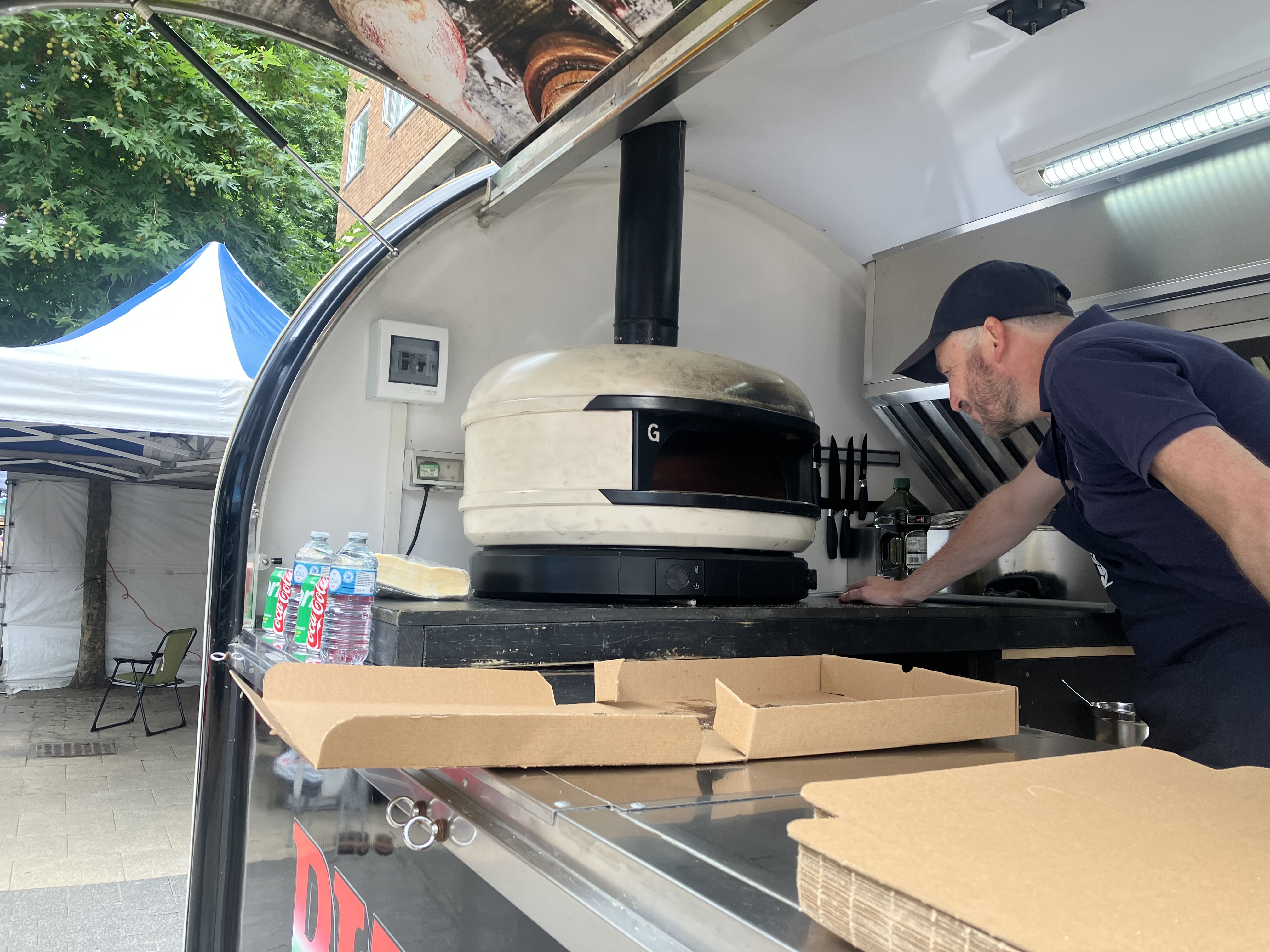 Pizza Pod Serving Authentic Stone-Baked Italian-Style Pizzas