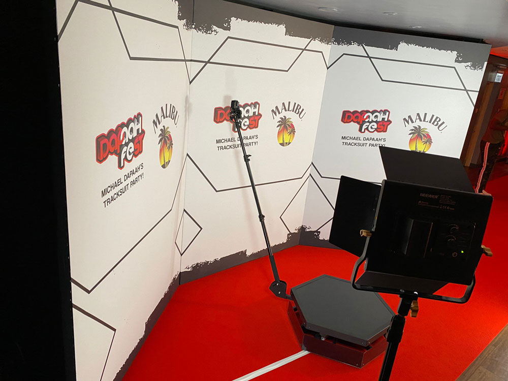 360 Photo Booth Experience For Up To 4 Guests At Once