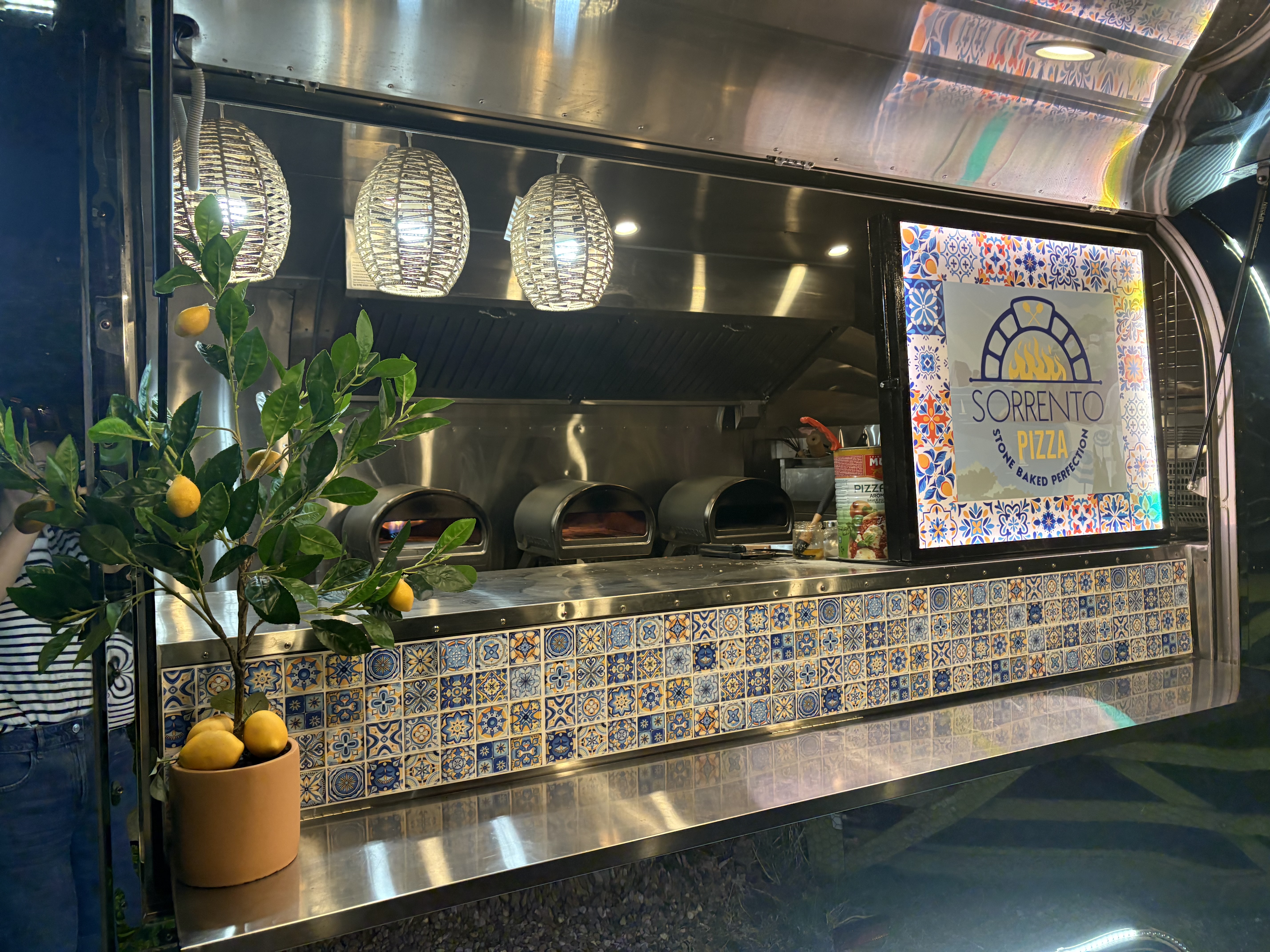 Fresh Italian Pizza Served from Our Eye-Catching Airstream Van