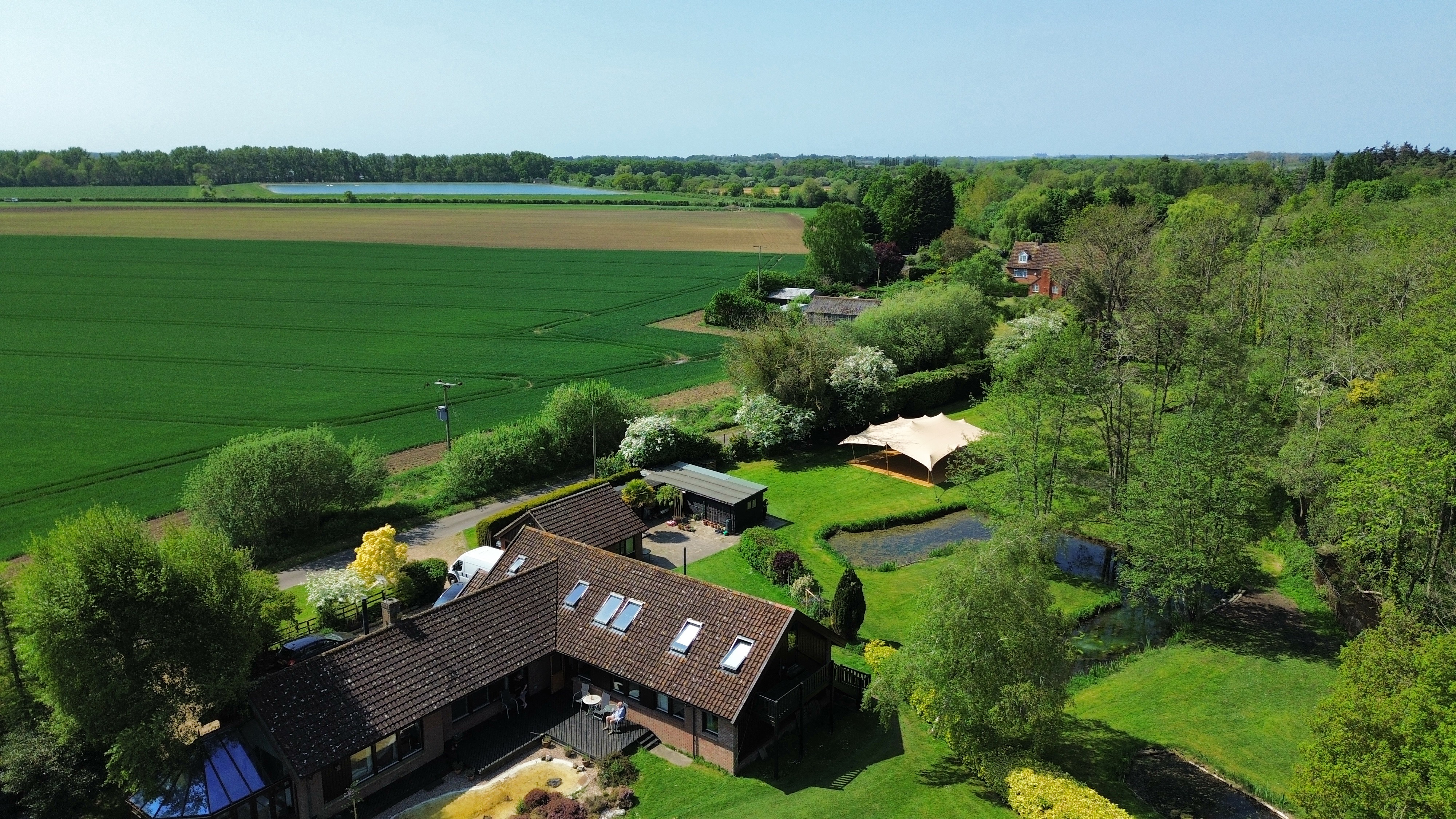 Add Style & Shelter with 9m x 12m Chino Stretch Tent