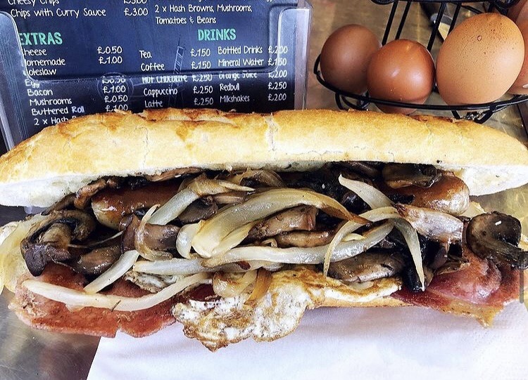 Great British Breakfast Classics Served in Freshly Baked Baguettes