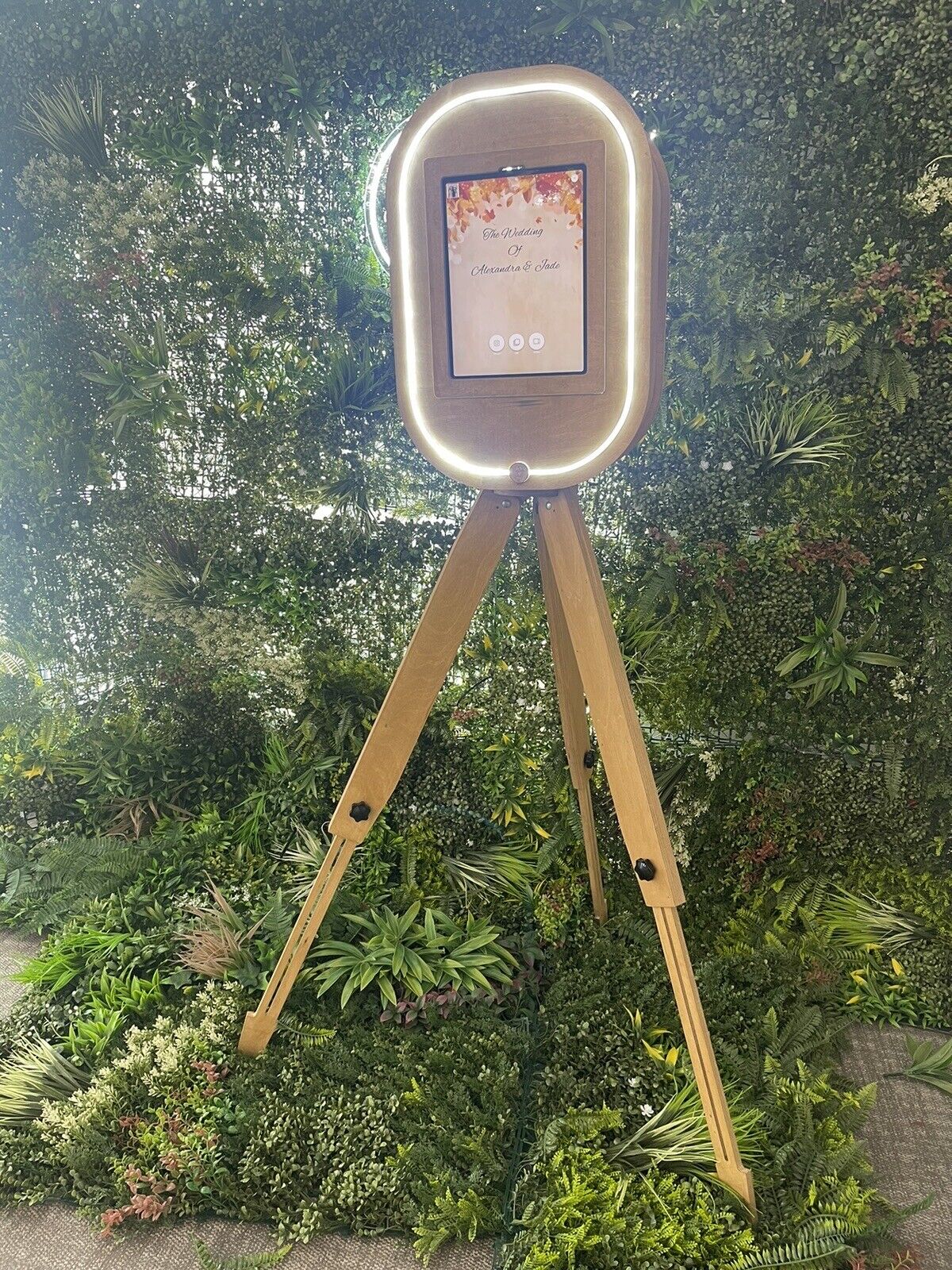 Classic Retro Wooden Tripod with Props & Prints