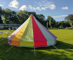 Rainbow Glamping Experience in Your Garden