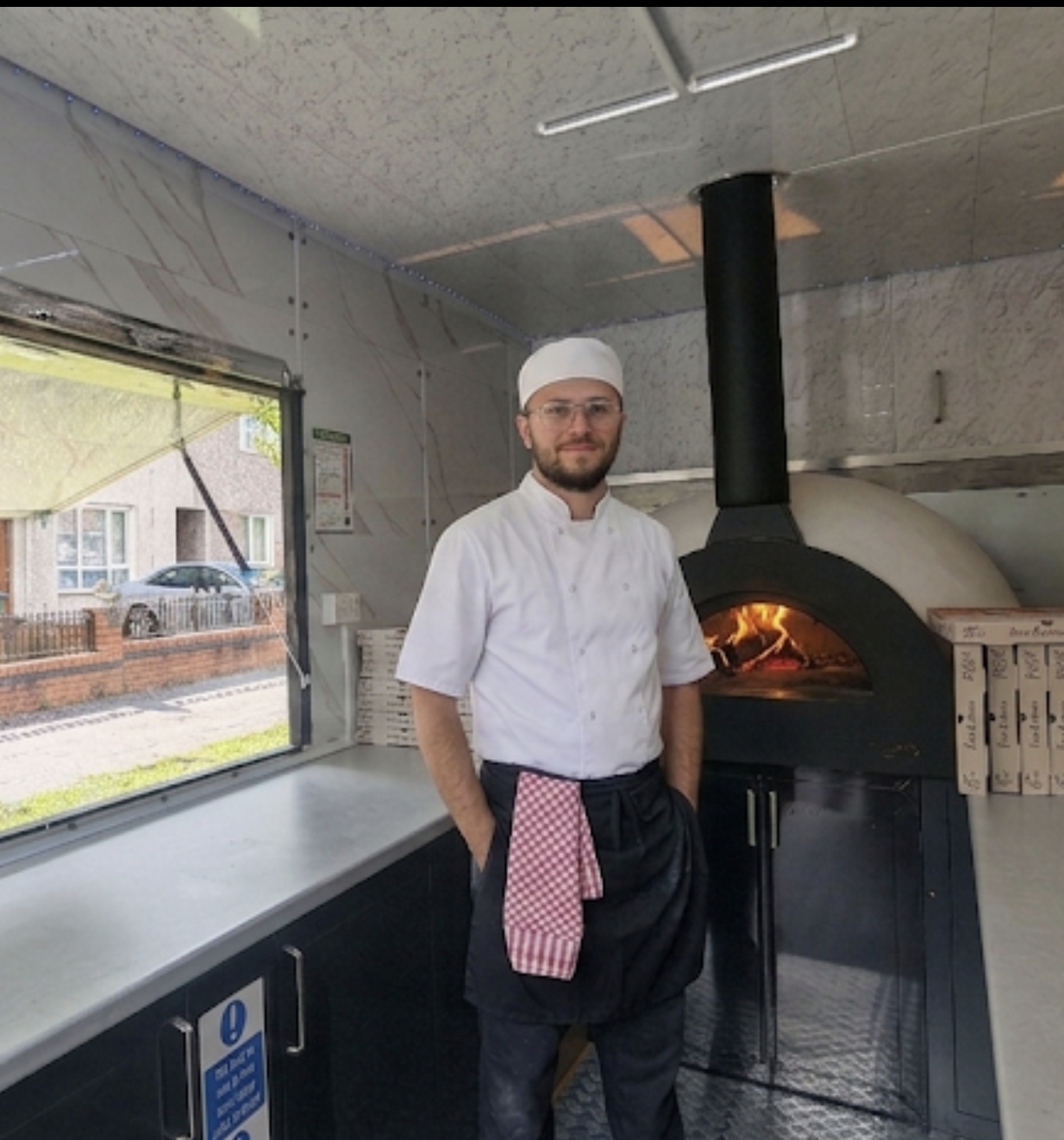 Authentic Wood-Fired Neapolitan Pizza Served Fresh