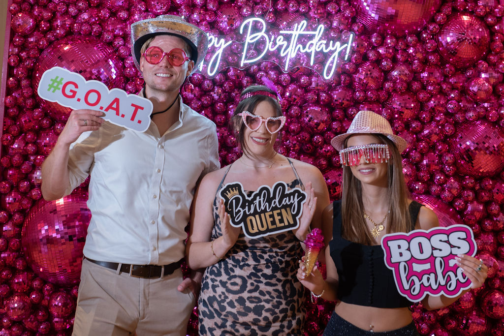 Vintage Photo Booth & Disco Wall Package