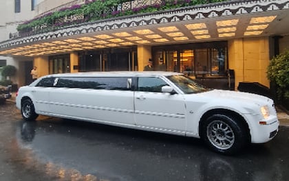 White Luxurious Limousine in Shrewsbury, Massachusetts