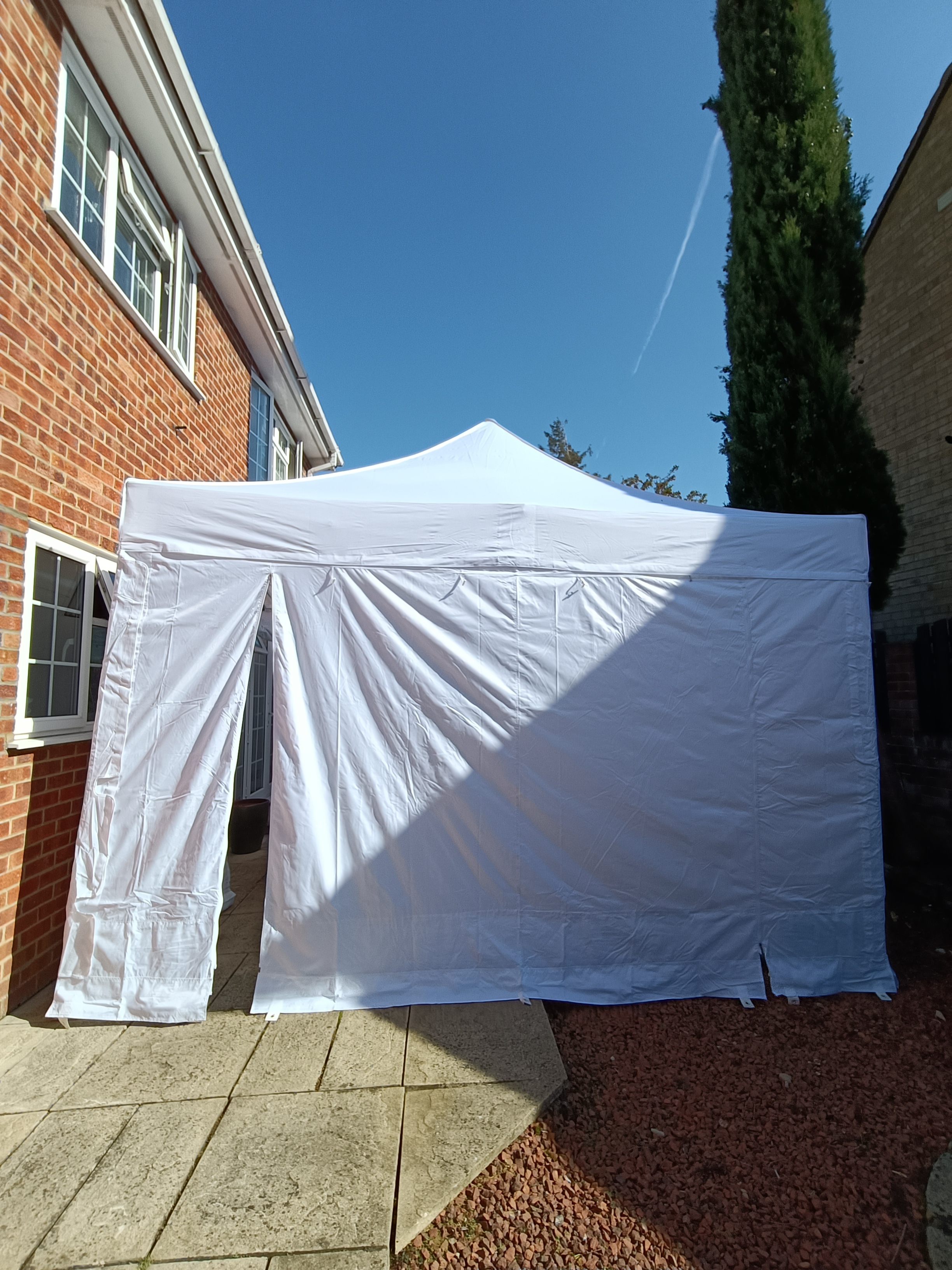 4m x 6m White Gazebo Heavy Duty