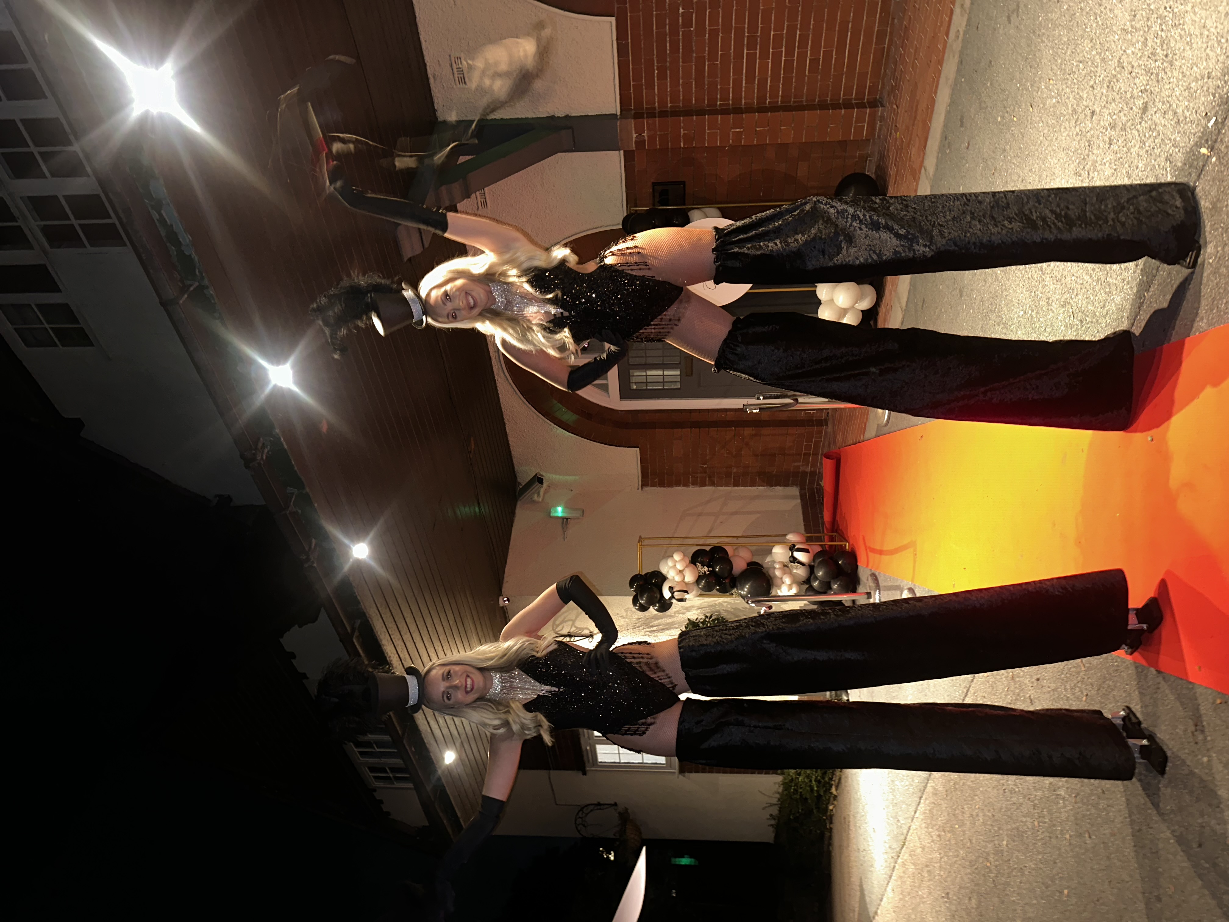 Stilt Walker Duo Can Match Any Theme