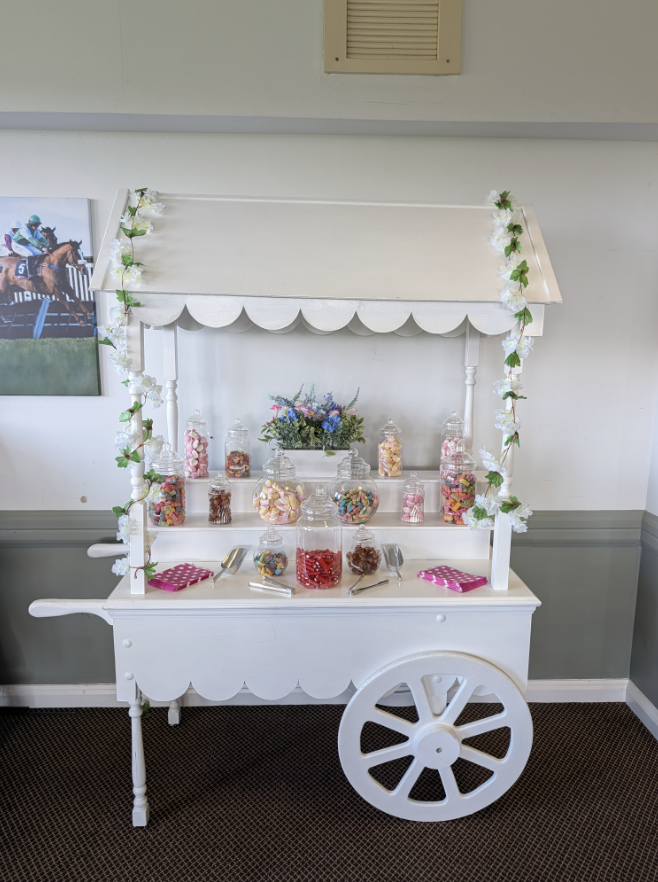 The Candy Cart: Fully Styled with Sweets & Staff