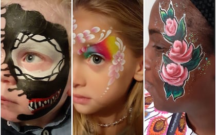 Delightful Face Painting with Joyful Atmosphere