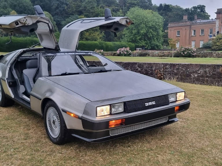 Step Back to 1985 with Our Stainless Steel DMC-12 DeLorean