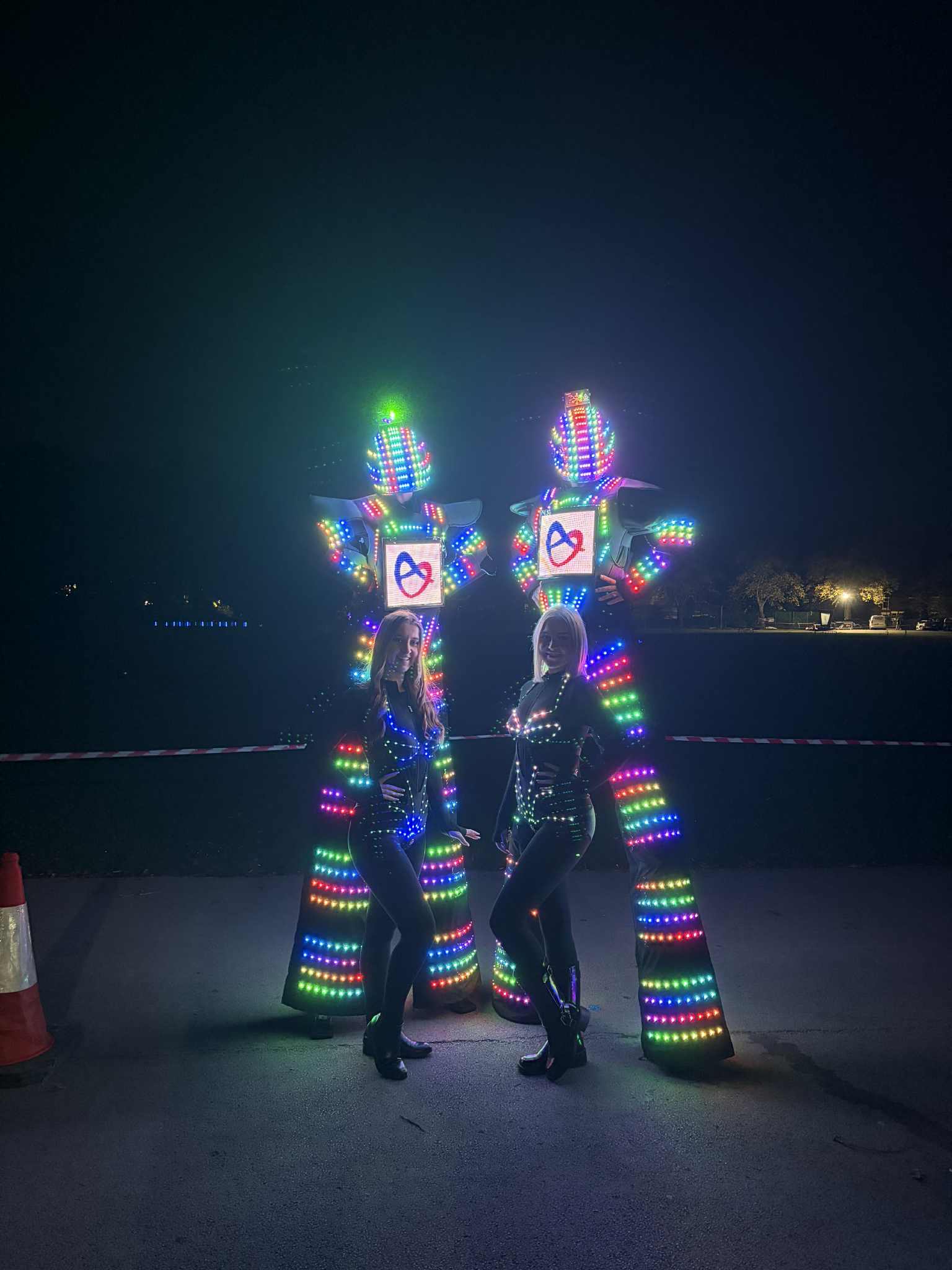 Sky High LED Pixel Bots