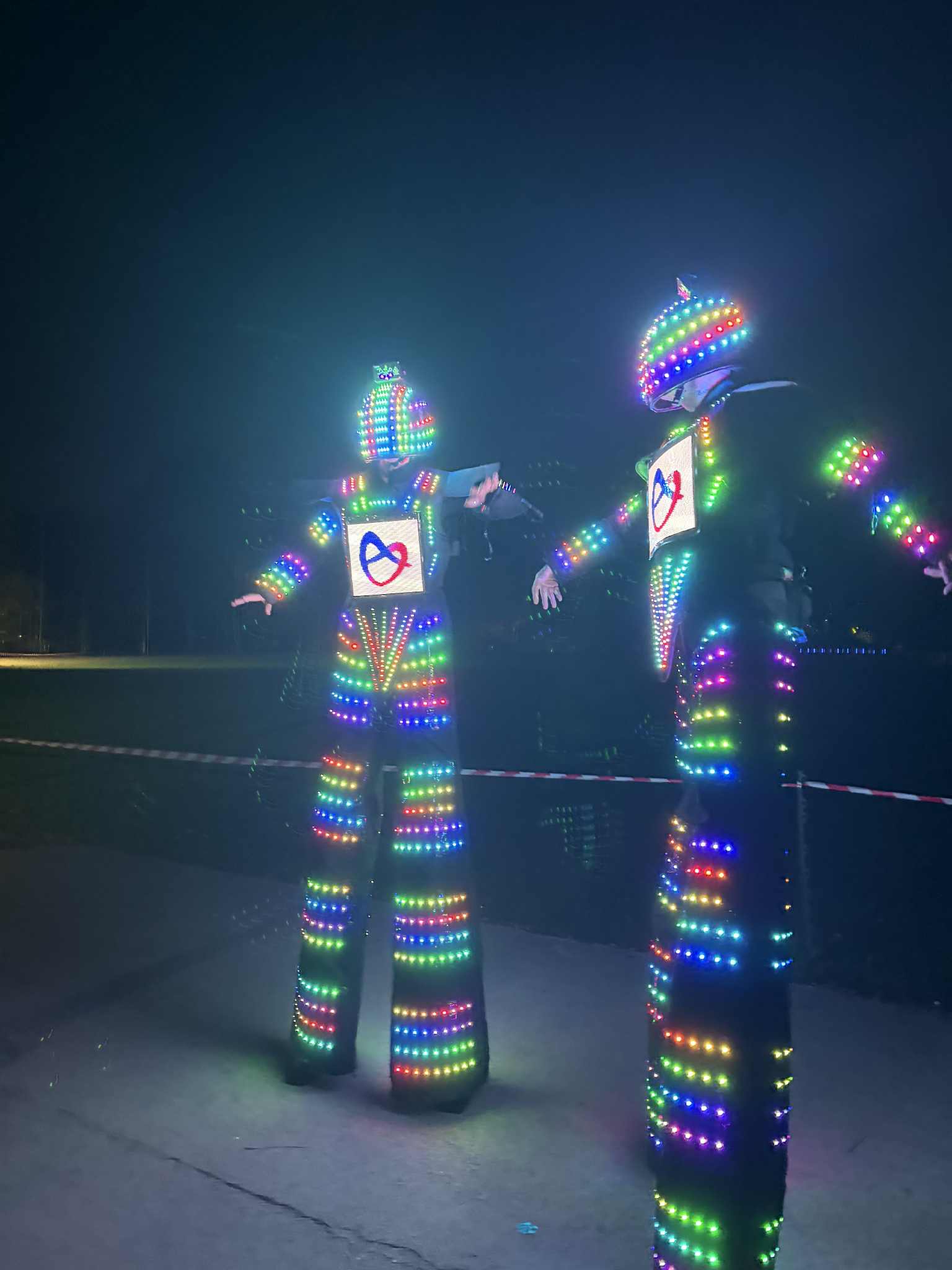 Sky High LED Pixel Bots