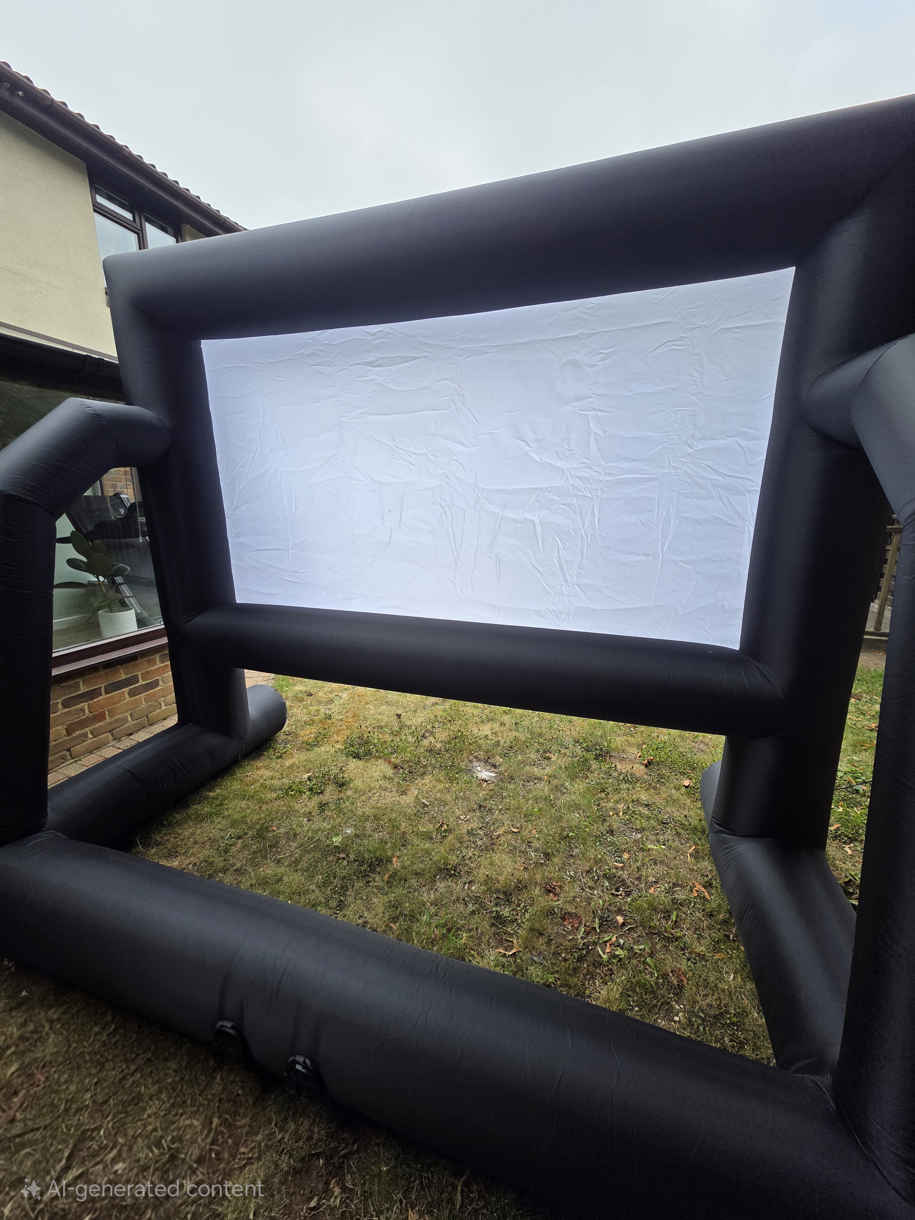 Giant Inflatable Screen & HD Projector For Outdoor Movie Nights