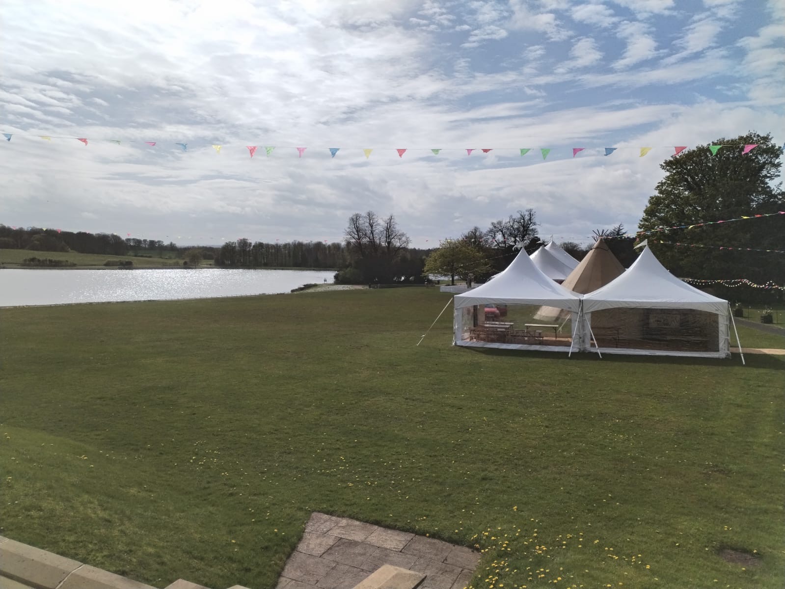 6m x 12m Stylish Pagoda Marquee