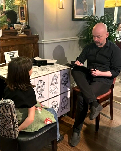 Digital Colour Cute Caricatures of You & Your Guests by Silu